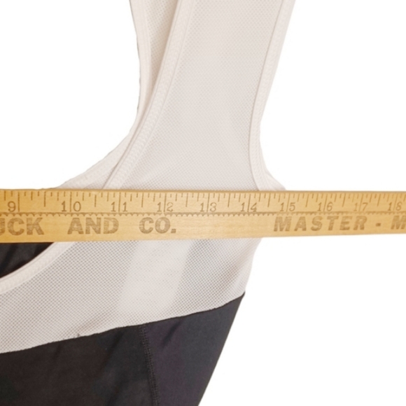 PERFORMANCE White Black One Piece Cycling Sleeveless Romper Large - Picture 8 of 9